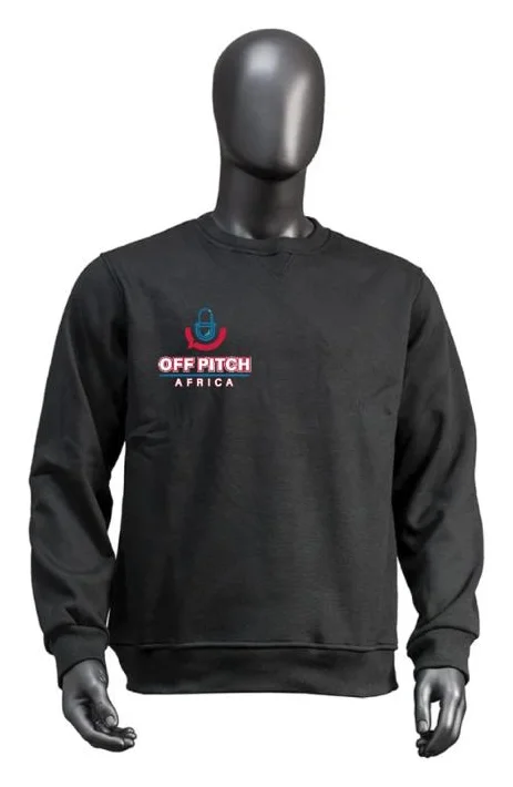 Off Pitch Africa hoodie, black, front logo