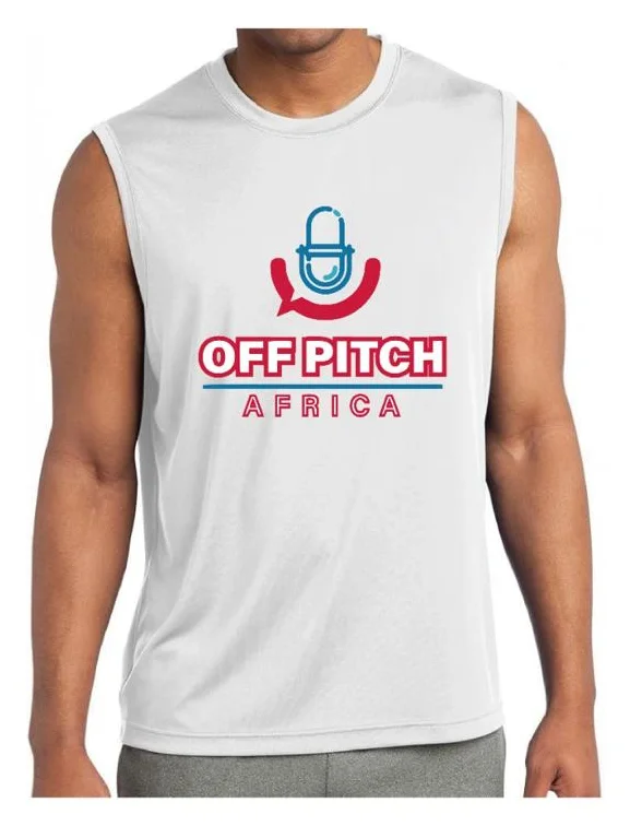 Off Pitch Africa sleeveless tank top, white
